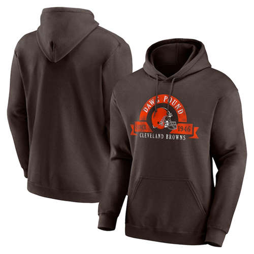 Cleveland Browns Brown Pullover Hoodie